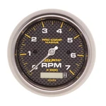 Autometer 200890-40 Marine Tachometer W/hour Carbon Fiber 0-7000RPM 3-3/8". Fixed Price $377.06.