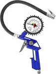 Auto Tire Inflator/deflator Air Pressure Gauge: Rubber Hose, - 1/2 Dial. Fixed Price $19.35.