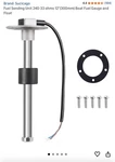 Sucicago Fuel Sending Unit 240-33 Ohms 12"(300MM) Boat Gauge And Float. Fixed Price $29.95.