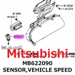 New Mitsubishi Genuine Debonair Emeraude Eterna Sensor,vehicle Speed MB622090. Fixed Price $218.99.