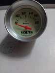 Equus Voltmeter 2-5/8" Gauge 8000 Series 8-18 Volts Short Sweep Electric E8468. Fixed Price $20.00.