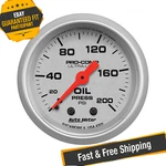 Auto Meter 4322 Ultra-lite Mechanical Oil Pressure Gauge, 2-1/16", 0-200 Psi. Fixed Price $120.04.