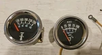 Vintage Oil Pressure Water Temperature Gauges. Fixed Price $20.00.