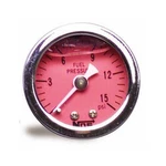 Fuel Pressure Mechanical Gauge 1/2" Dia Red Face 15905NOS. Fixed Price $61.45.