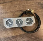 Nos Oem Ford 3 Gauge Panel Oil Pressure Water Temperature Amps Mustang Shelby. Fixed Price $500.00.