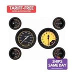 Classic Instruments AX01YBLF, Kit Auto Cross 6 Gauge Set Yellow Performance Part. Fixed Price $1224.08.
