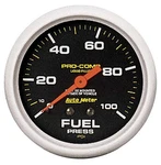 Autometer 5412 Pro-comp Fuel Pressure Gauge, 2-5/8", 100 Psi, Liquid Filled Mech. Fixed Price $136.39.