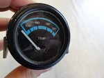 Stewart Warner Temperature Gauge Black Face / Bezel 378CESI Marine Boat. Fixed Price $9.98.
