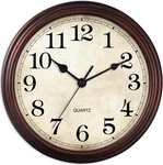 Hylanda Wall Clock, 9 Inch Silent Non Ticking Classic Battery Operated Clocks,. Fixed Price $20.64.