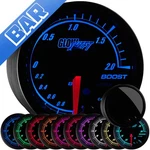 Glowshift Bar Turbo Boost/vac Gauge Kit W/ Electronic Sensor, Elite 10 Color. Fixed Price $49.97.