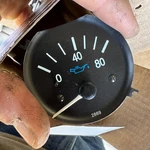 Omix-ada 17210.16 Engine Oil Pressure Gauge Black/white For 87-91 Jeep Wrangler. Fixed Price $58.99.