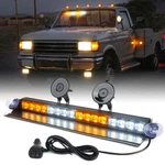 Xprite 16'' Led Strobe Lights Bar Car Truck Windshield Emergency Warning Advisor. Fixed Price $36.13.