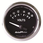 Autometer Gauge, Voltmeter, 1/16" 18V, Electric, Fits COBRA*2-1/16 In.. Fixed Price $89.98.