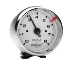 2304 Autogage Tachometer 3-3/4" White Face 8000 Rpm Chrome Case New. Fixed Price $102.99.
