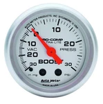 Autometer 4403 Ultra-lite Vacuum/boost Gauge, 2-5/8", 30" HG-30 Psi, Mechanical. Fixed Price $125.71.