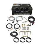 Glowshift Boost, 1500F Pyro Egt & 30 Fuel Pressure Diesel Gauges, Tinted 7 Color. Fixed Price $259.99.