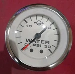 Sierra Marine Lido 2" Water Pressure Gauge 30 Psi P# 65507P. Fixed Price $89.95.