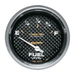 Auto Meter 4814 2-5/8" Fuel Level Gauge 0-90 Ohms Carbon Fiber. Fixed Price $125.60.