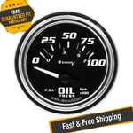 Equus E7264 2" Chrome Electric Oil Pressure Gauge. Fixed Price $77.99.