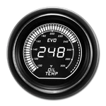 Evo 52MM 2-1/16" Digital Oil Temperature Gauge 100 300 F White & Green Lcd. Fixed Price $65.54.