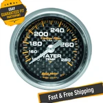 Auto Meter 4731 Carbon Fiber Series 2-1/16" Water Temperature Gauge, 140-280. Fixed Price $173.75.