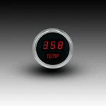 Intellitronix Red Led Digital Oil Temp Gauge - Black Faceplate With Chrome Bezel. Fixed Price $104.97.