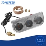 2'' 52MM Chrome Car Triple Gauge Set Kit Amp Meter Oil Pressure Water Temp 3IN1. Fixed Price $21.97.
