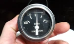 1980'S? Antique Stewart Warner Water Pressure Gauge Long Lenght. Fixed Price $25.00.