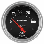 Autometer Sport-comp Oil Pressure Gauge Short Sweep Electronic 66.7MM. Fixed Price $171.68.