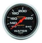 Autometer 5433 Pro-comp Mech Water Temp Liquid Filled Gauge 120-240F/12' 2-5/8". Fixed Price $191.05.