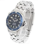 Omega Seamaster 300 2551.80 36MM Ss Navy Dial Automatic Date Watch #C7131. Fixed Price $2367.93.