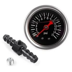 Cnraqr Universal 0-15PSI Fuel Pressure Gauge 1/8" Npt Oil 3/8" Barb,. Fixed Price $22.35.