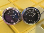 Vtg. Sun Fuel Level Gauge- Dial No. 5-90014 And Oil Psi 5-90047. Fixed Price $74.95.