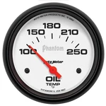 Autometer Phantom Electrical Oil Temperature Gauge 2 5/8" Dia White Face 5847. Fixed Price $93.99.