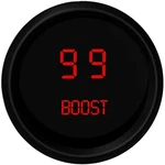 2 1/16" Universal Digital Boost Gauge Red Leds Black Bezel Made In The Usa. Fixed Price $88.19.