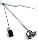 Rochester Fuel Gauge Diesel Gas Oil 6580-00279 Dial 5-2898 4-BOLT Arm Float 48". Fixed Price $69.00.
