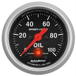 Autometer 3352 Oil Pressure Gauge 1/16 Inch, 100PSI, Sport-comp. Fixed Price $275.99.