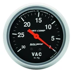 Autometer 3484 Sport-comp Vacuum Gauge, 2-5/8 In., Mechanical. Fixed Price $88.99.