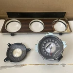 1970-1972 Oldsmobile Cutlass Dash Gauges Cluster Bezel, Speedometer & Blank Face. Fixed Price $59.00.