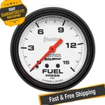 Auto Meter 5810 Phantom 2-5/8" Mechanical Fuel Pressure Gauge, 0-15 Psi. Fixed Price $124.08.