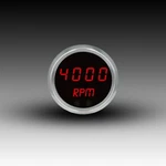 Intellitronix Red Led Tachometer Gauge - Black Faceplate With Chrome Bezel. Fixed Price $111.92.
