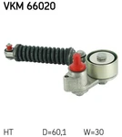 Skf Vkm 66020 Tensioner Pulley, V-ribbed Belt For Suzuki. Fixed Price $163.94.
