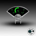Intellitronix Green Led Digital Gauge Cluster Set For 55-56 Chevy Bel Air. Fixed Price $507.05.