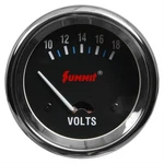 Summit Electrical Voltmeter Gauge 5/8" Dia Black Face G29119. Fixed Price $32.99.