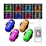 Wireless Rock Lights - 8C/10M W/ Strobe 4PCS Fit Car/boat/moto Blk. Fixed Price $17.92.