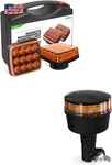Agrieyes Amber Beacon Light,magnetic Flashing Lights And 3.6INCH Tractor Strobe. Fixed Price $119.02.