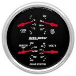 Auto Meter 1410 Designer Black Quad Gauge. Fixed Price $254.99.