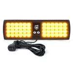 Xprite Amber Yellow 48 Leds Strobe Light Sunshield Visor Mount Emergency Warning. Fixed Price $22.43.
