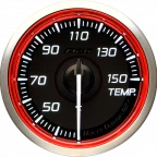 Defi Racer Gauge N2 Plus Thermometer 150 52MM Red DF19302. Fixed Price $170.45.