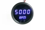 Intellitronix Blue Led Tachometer Gauge - Black Faceplate With Chrome Bezel. Fixed Price $111.92.